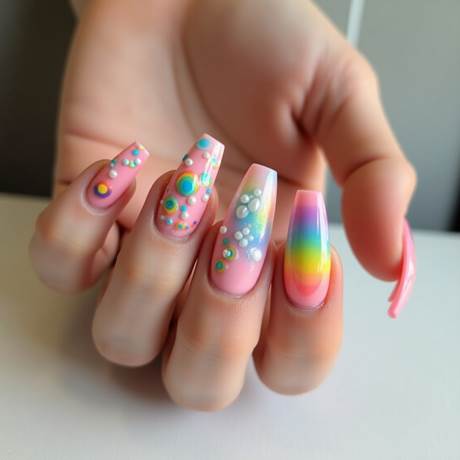 💅 10+ Summer Acrylic Nail Ideas: Fruity, Beachy & Rainbow Vibes
